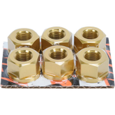 DRIVEN RACING Aluminum Sprocket Nuts - Gold - M10 x 1.25 DSNGD